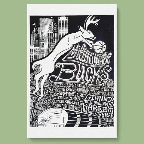 Milwaukee Bucks Illustration
